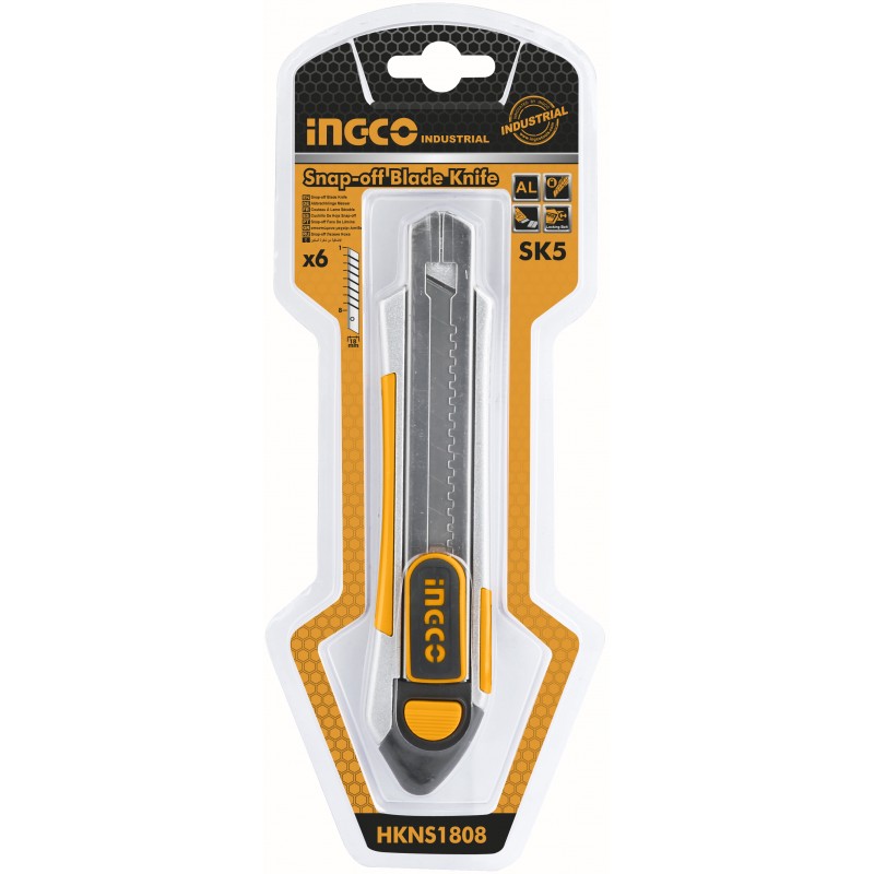 Cutter in alluminio Ingco 18x100 mm